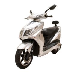 Moto eléctrica 50e SUNRA Hawk / 1800W / 65 km auton. / Plata / Matriculada