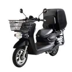 Moto eléctrica 50e SUNRA CARGOO / 3000W / 130 km auton. / Boble bateria / Negro / Matriculada