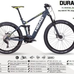 Alternative view of Bicicleta eléctrica Head Durango / 630W / Batería extraible / Tallas 43/47/51