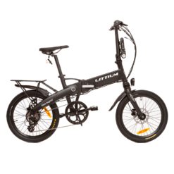 Bicicleta eléctrica Littium Ibiza Dogma 04 / 250W / Negro / Plegable / hasta 100 km autonomía