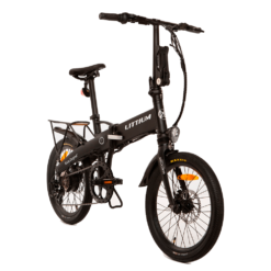 Alternative view of Bicicleta eléctrica Littium Ibiza Dogma 04 / 250W / Negro / Plegable / hasta 100 km autonomía