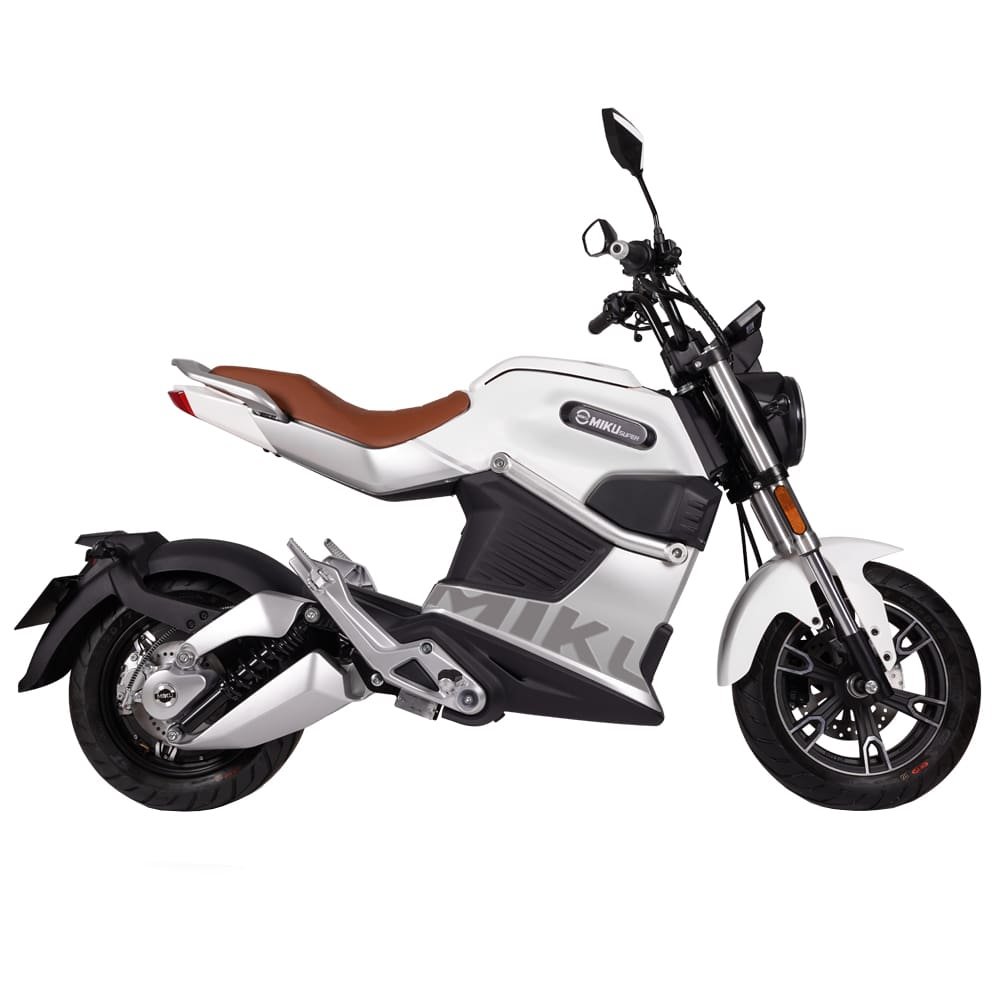 Moto eléctrica 125e SUNRA MIKU Super / 3000W / 130 km auton. / Blanco / Doble Batería - Imagen 2