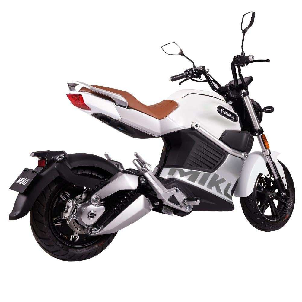 Moto eléctrica 125e SUNRA MIKU Super / 3000W / 130 km auton. / Blanco / Doble Batería - Imagen 4