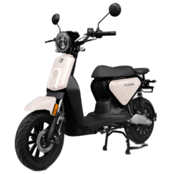 Moto eléctrica 125e Vostok E9 / 5500W / 120 Km auton. / 2 Baterías / Blanco crema / Matriculada