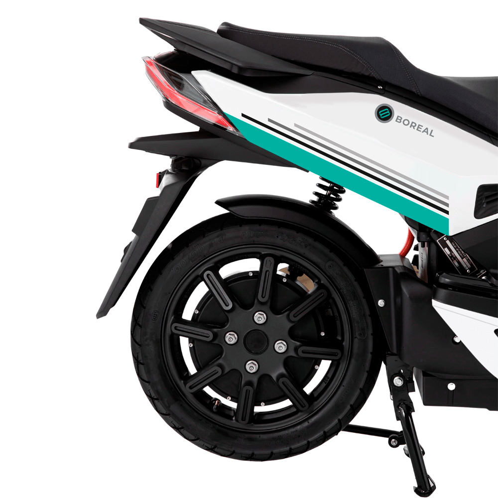 Moto eléctrica 125e Wellta Boreal / 5600W / 70 km auton. / Opc. Dos baterías / Blanca - Imagen 4