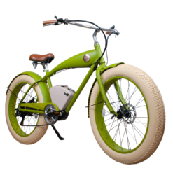 Alternative view of Bicicleta eléctrica Rayvolt Beachin Vintage Green / 250W / Auton. 40-60 Km