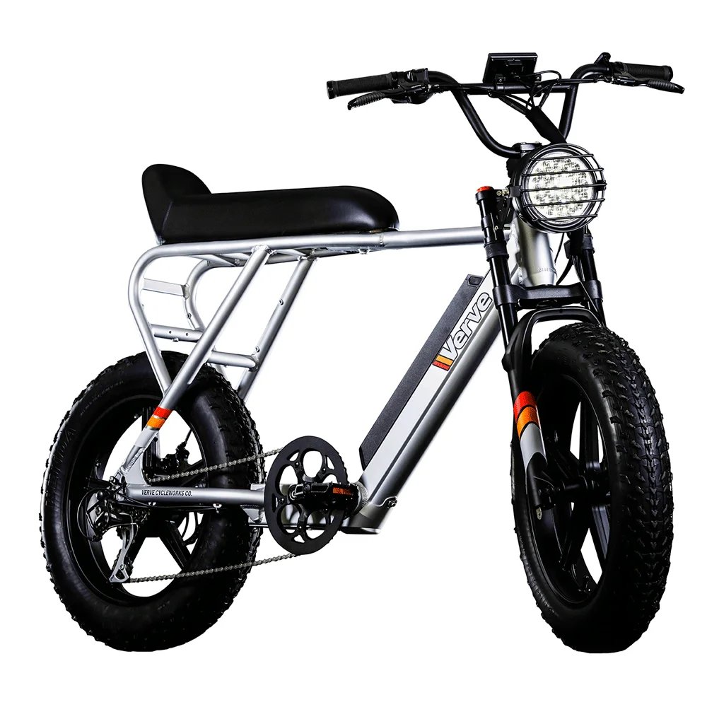 Bicicleta eléctrica Verve Pantera Argento / 500-840W / Auton. 110 Km / Homologada