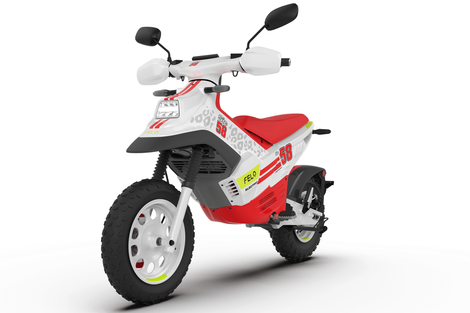 Moto electrica FeloFW-03 Edition Marco Simoncelli / 6.000W / App / Autonomia 120 Km