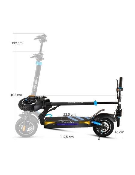 Patinete eléctrico smartGyro Speedway PRO / 800W / Autonomia 60 Km / Certificado - Imagen 6