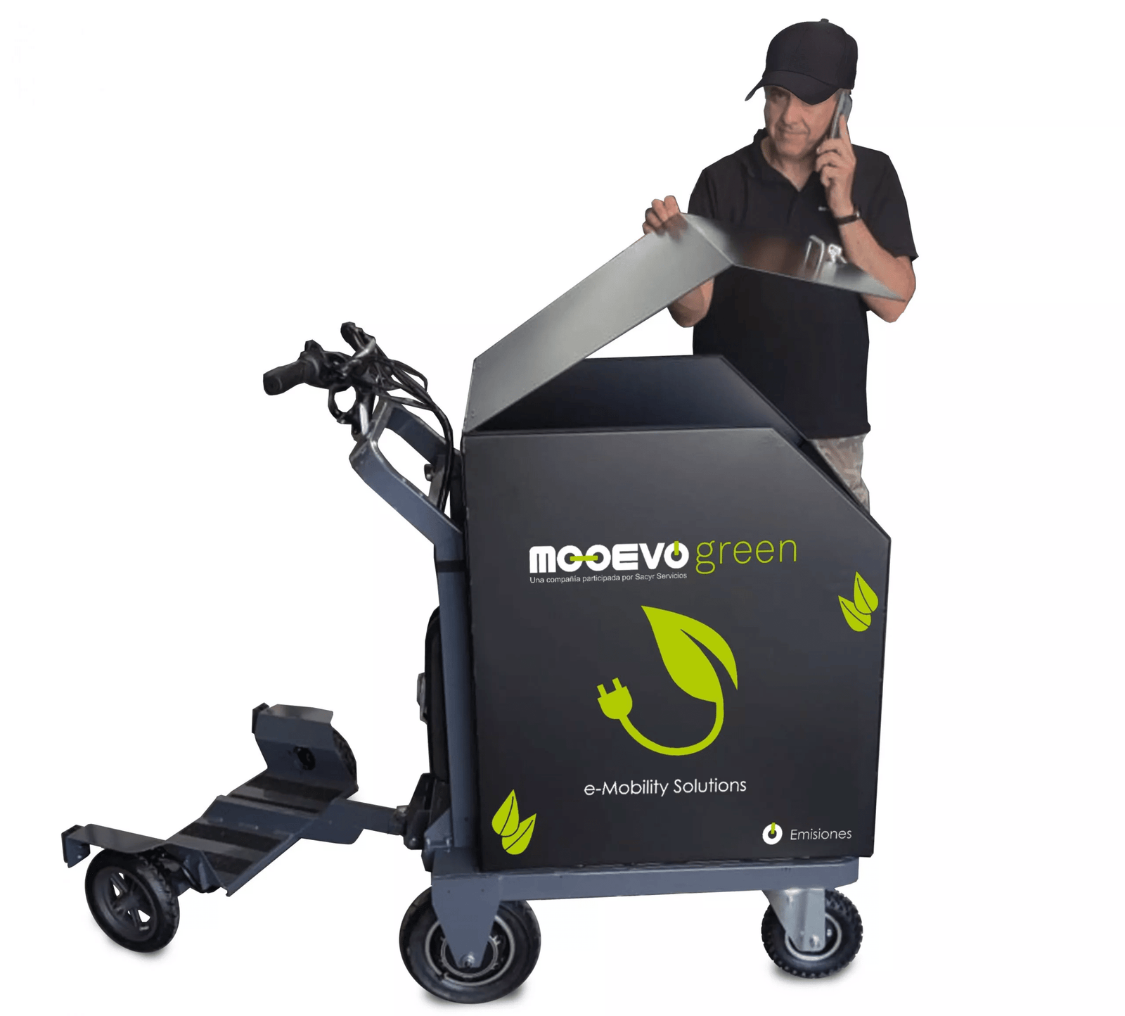 Patinete eléctrico de reparto urbano mixto URBAN Mooevo - Imagen 3